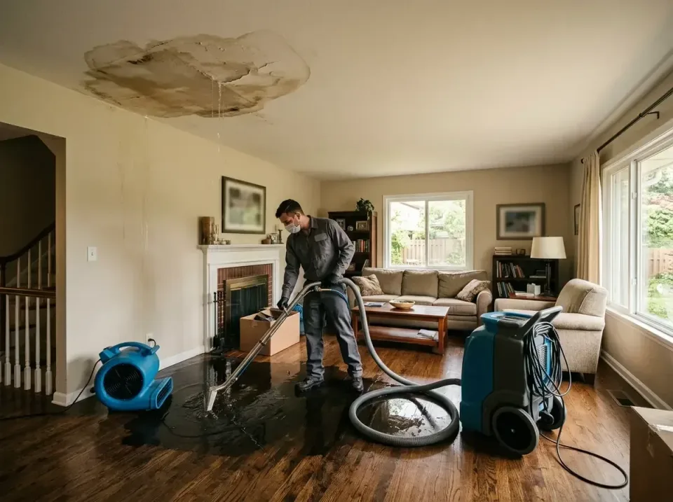 attic-pipe-burst-ceiling-drip-008 — frequently asked questions, Water Damage Restoration & Carpet Care in New Haven, IN